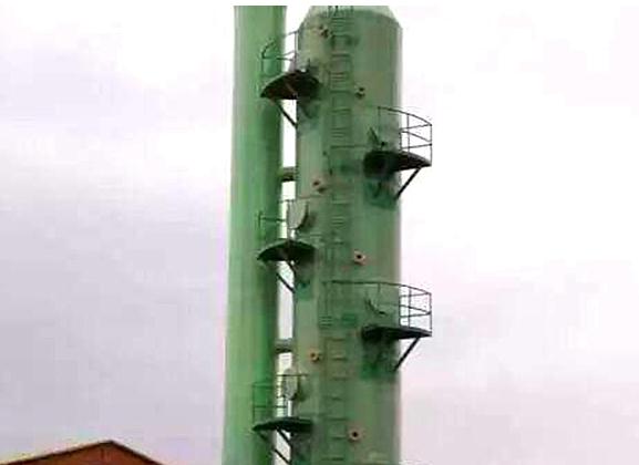 玻璃鋼脫硫除塵器,濕式脫硫除塵器